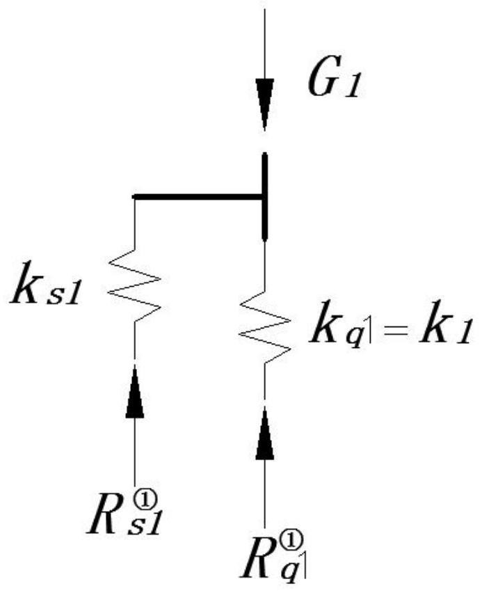 Mechanical model of scaffold based on pulling and lifting unloading method and solving method of mechanical model