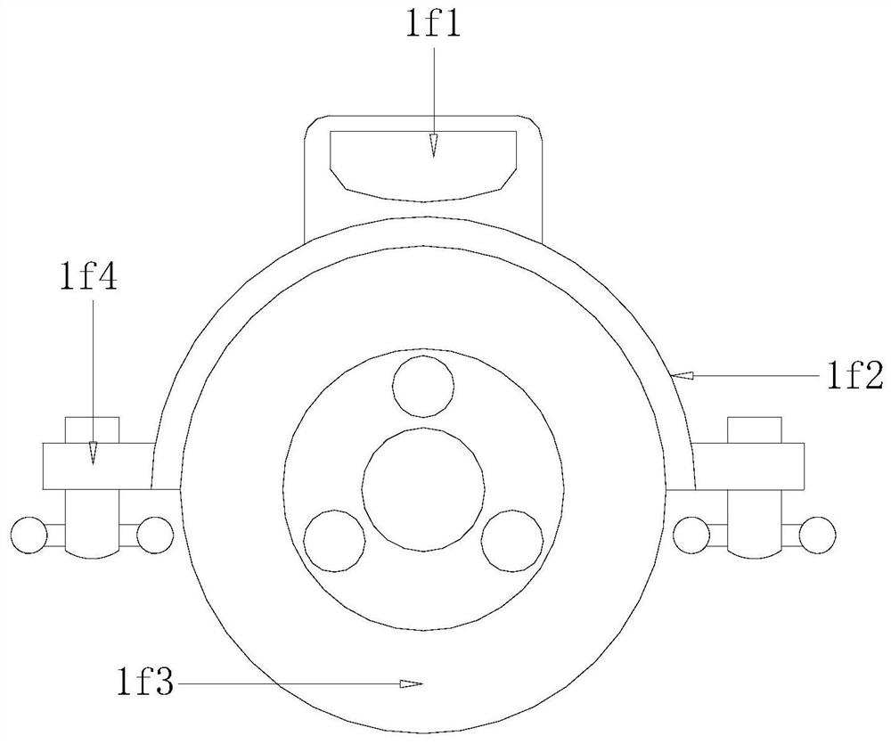 A machining tool grinding device adopting the principle of stabilizing and correcting surface