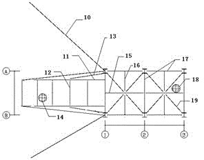 Vertical comprehensive transportation device for super high-rise building construction