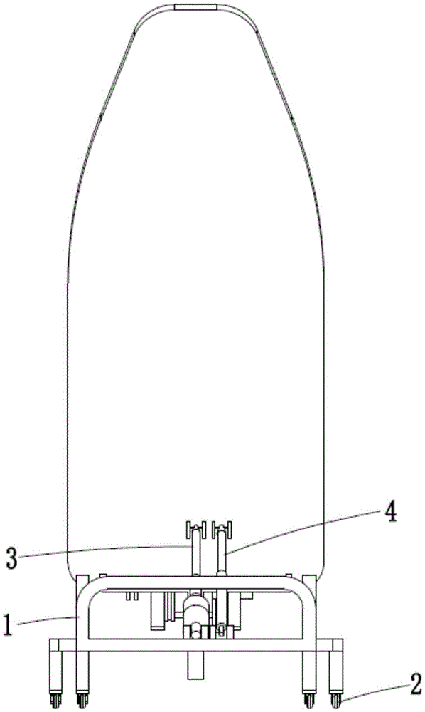 Standing bed with armrest mechanism and ankle joint training function