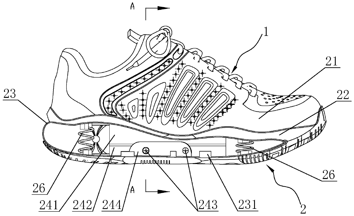 Healthcare shoes suitable for children knock knees and making method thereof