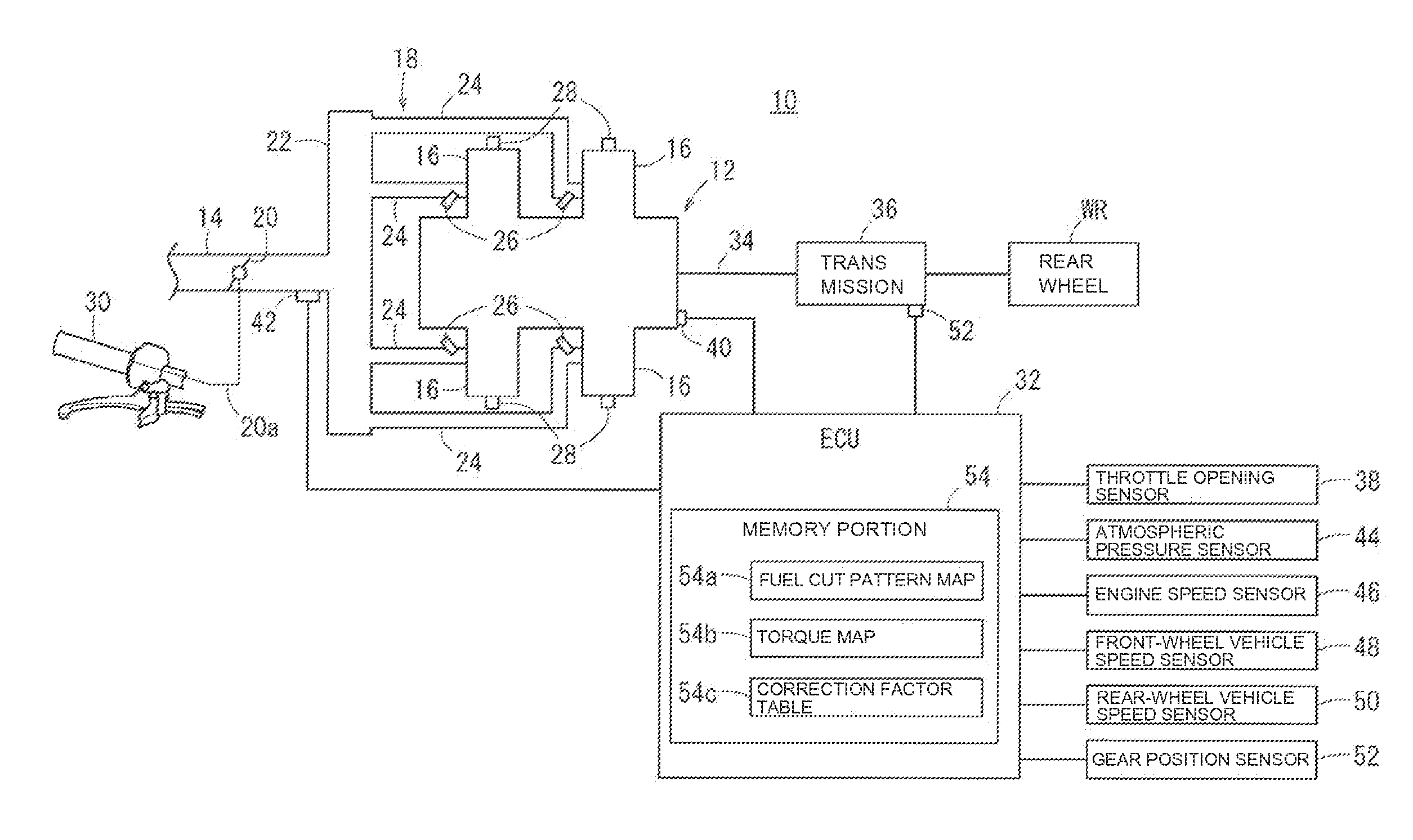 Traction control system for vehicle