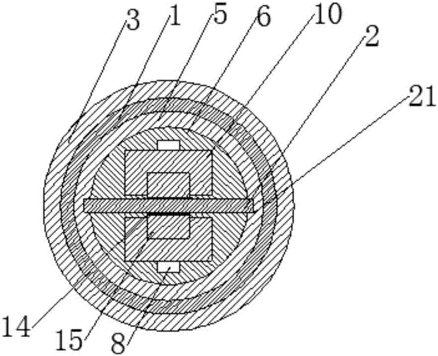 Electromagnetic buffering unit of casting device