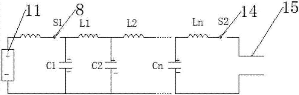 Electromagnetic buffering unit of casting device