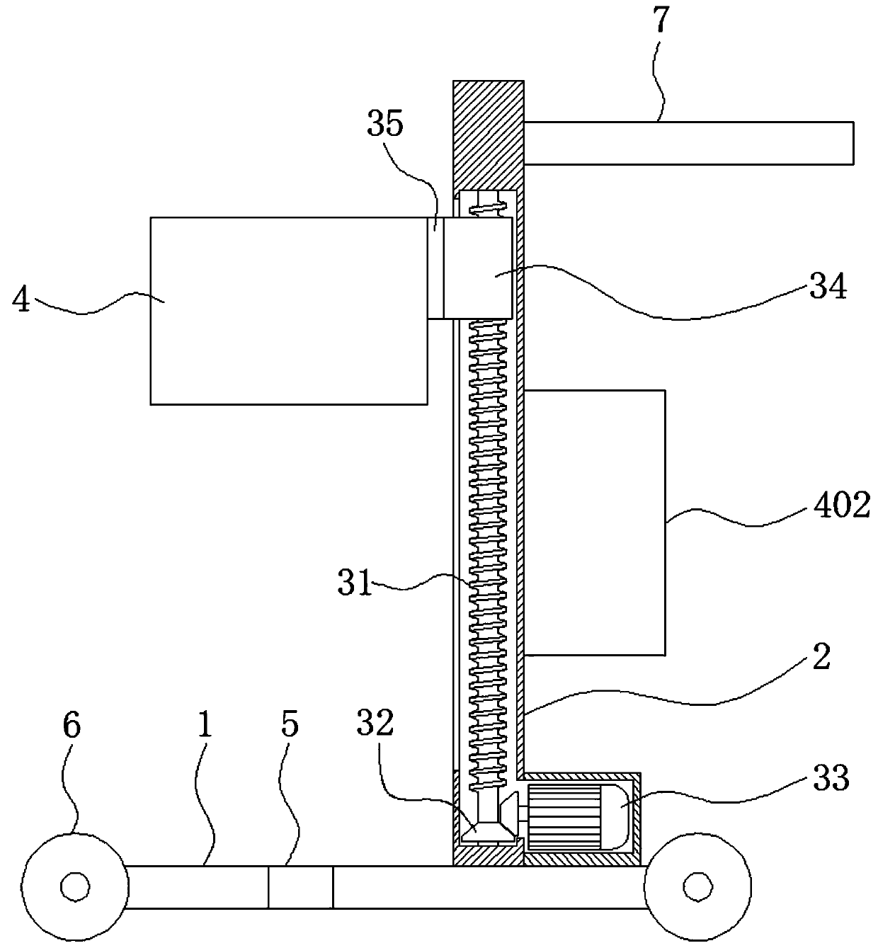 Automatic arbor paint spraying device for park maintenance