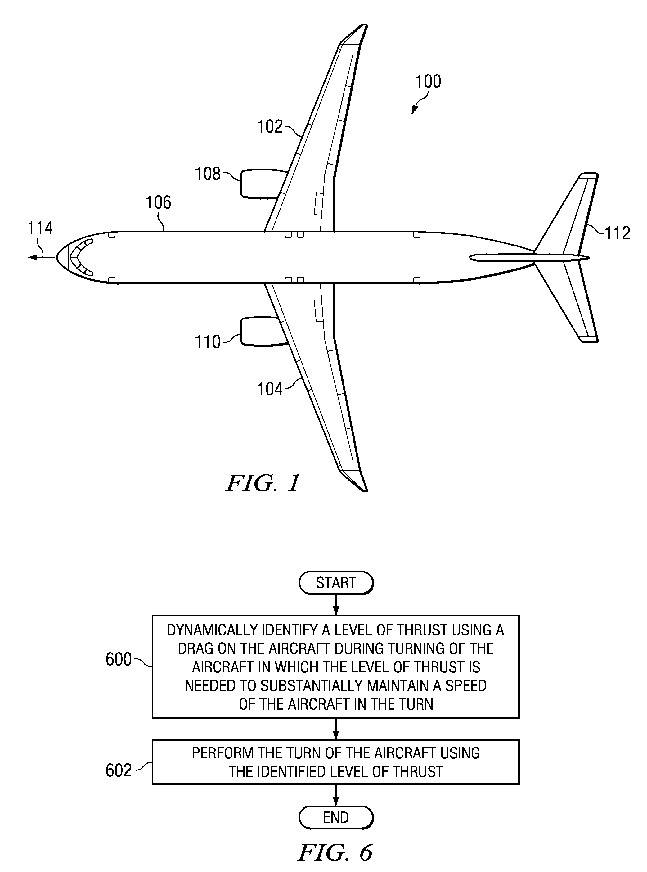 Automatic throttle roll angle compensation