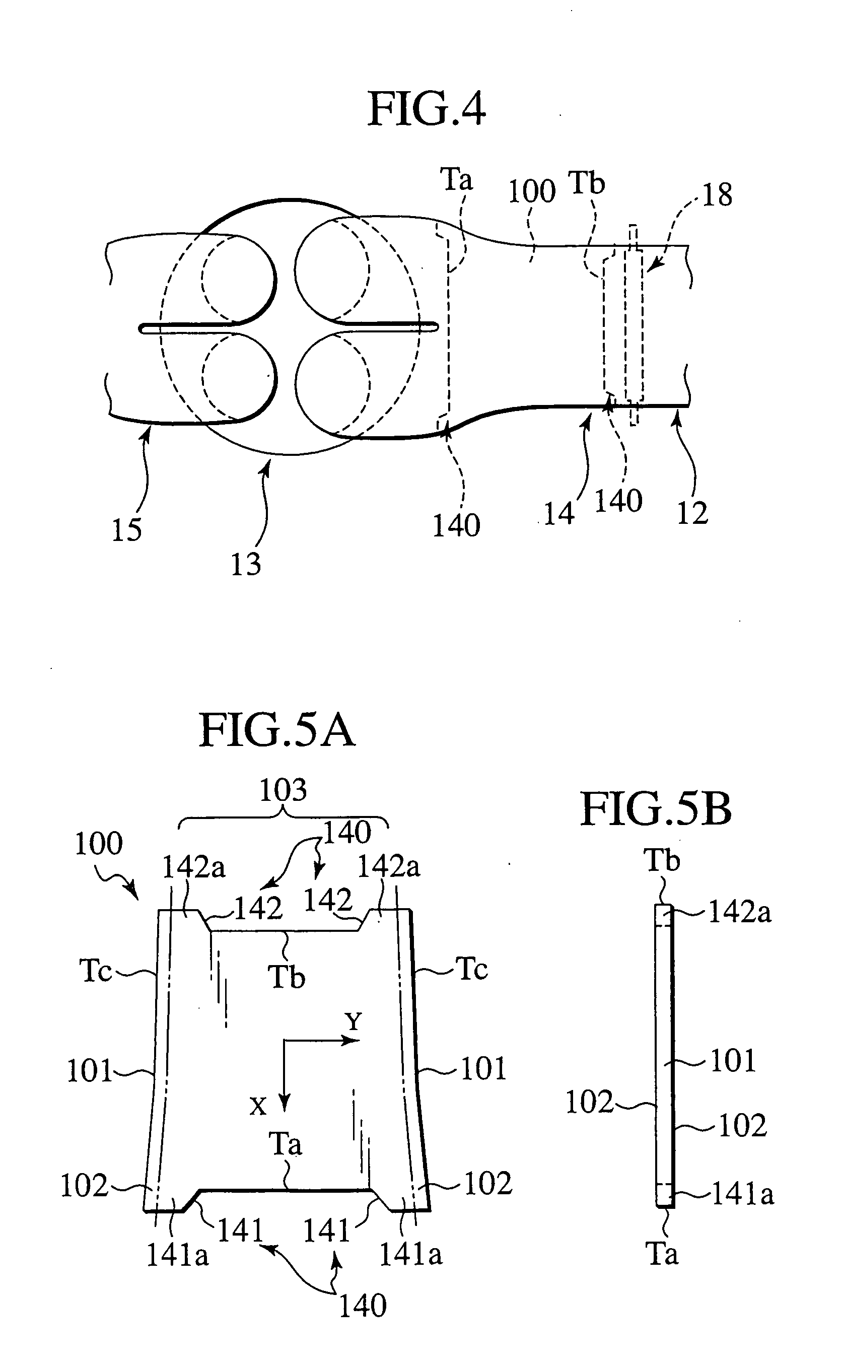 Partition plate for intake port, intake port molding sand core and cylinder head