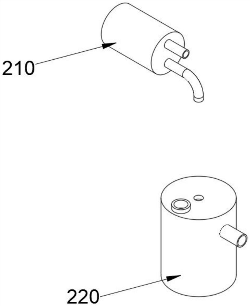 Distillation device based on sedimentation impurity removal mechanism