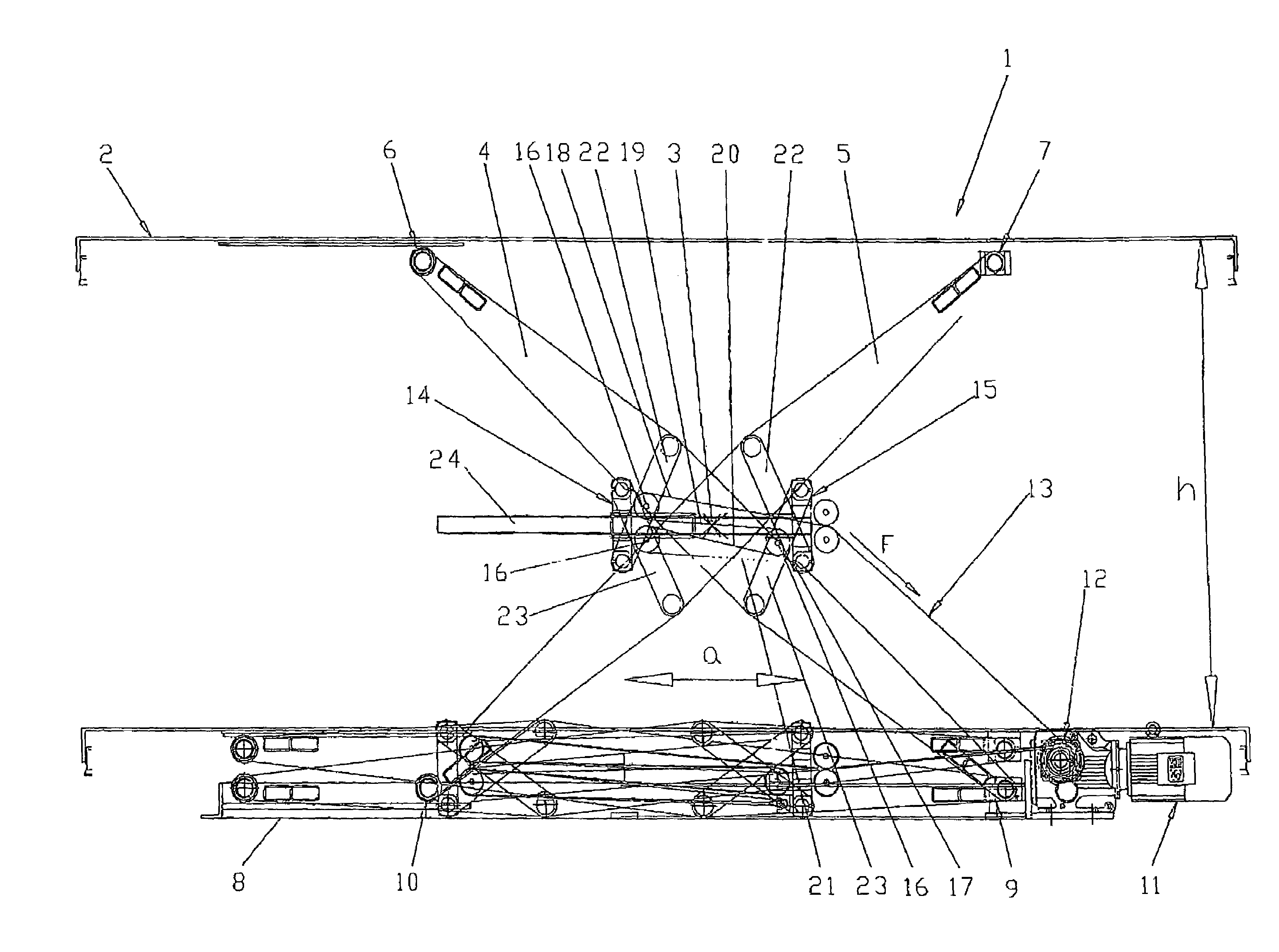 Scissor lift mechanism