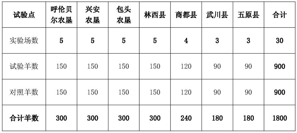 Biological compound feed for fattening sheep and preparation process thereof