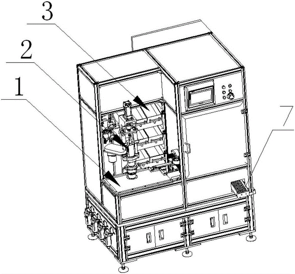 Axial clearance matching machine for hub bearing