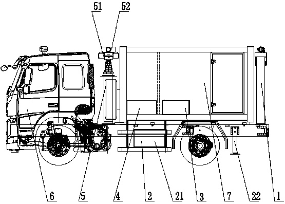 Vehicle-mounted door type detection operation system and method