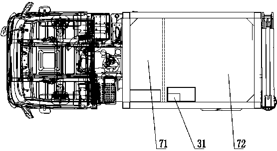 Vehicle-mounted door type detection operation system and method