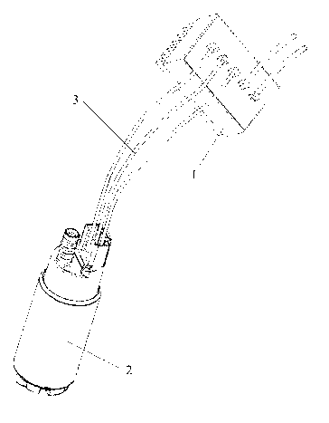 Brushless electric fuel pump with built-in controller