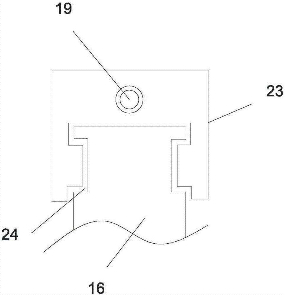 Motor end cover drilling device with cooling function