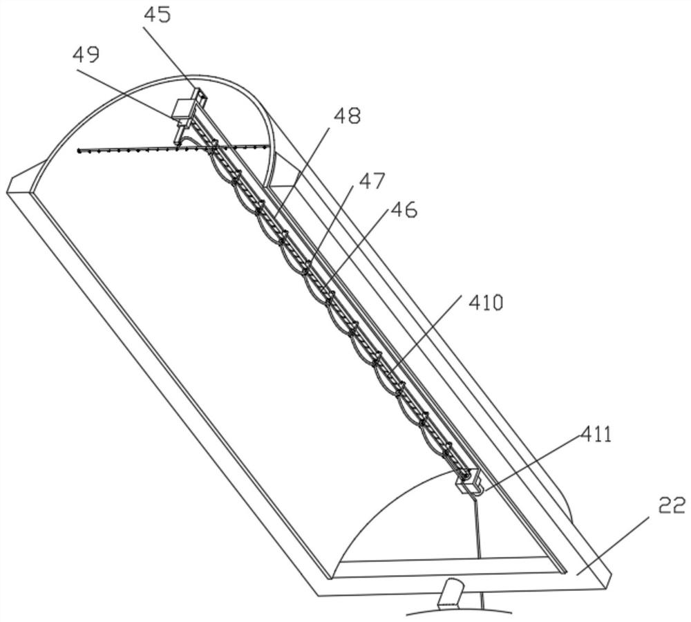 Water collection irrigation device for fruit and vegetable planting