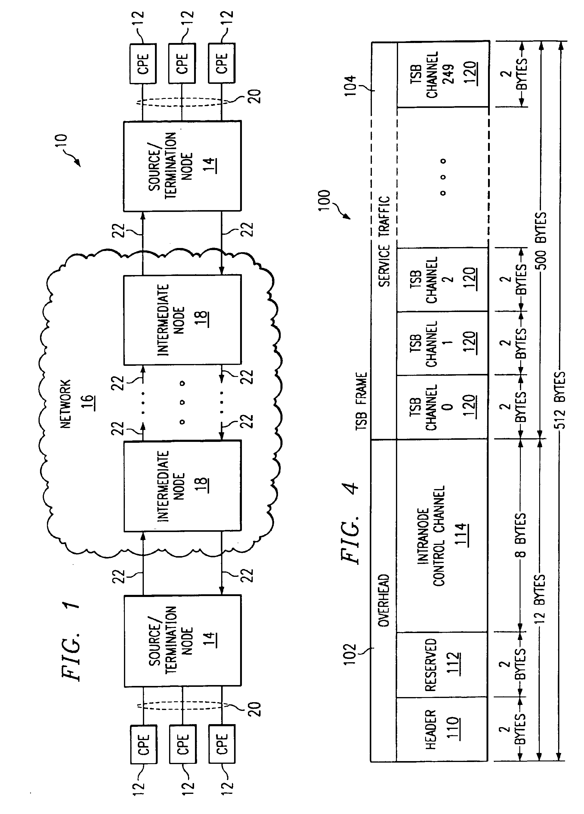 Time slot interchanger (TSI) and method for a telecommunications node