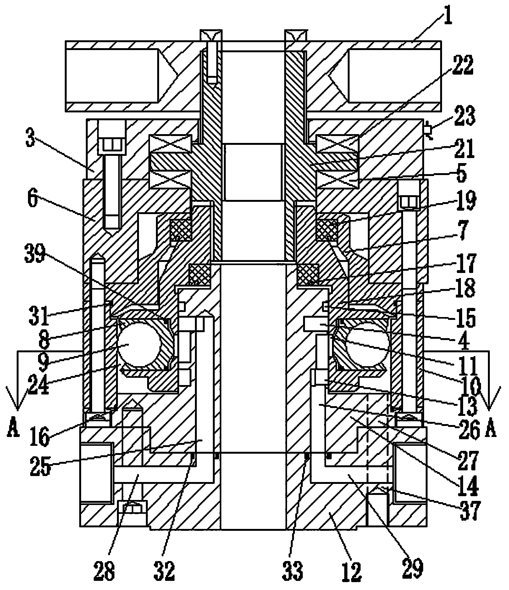 Multi-rotation hydraulic valve