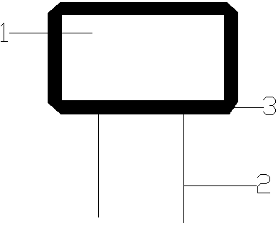 Ultra-thin-type double-sided chamfering heat protector