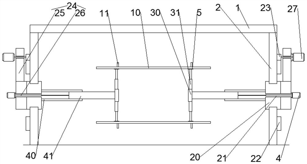 Stiffening ring welding device for pressure steel pipe