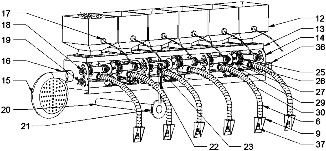 Side deep fertilization control device for fertilizer applicator