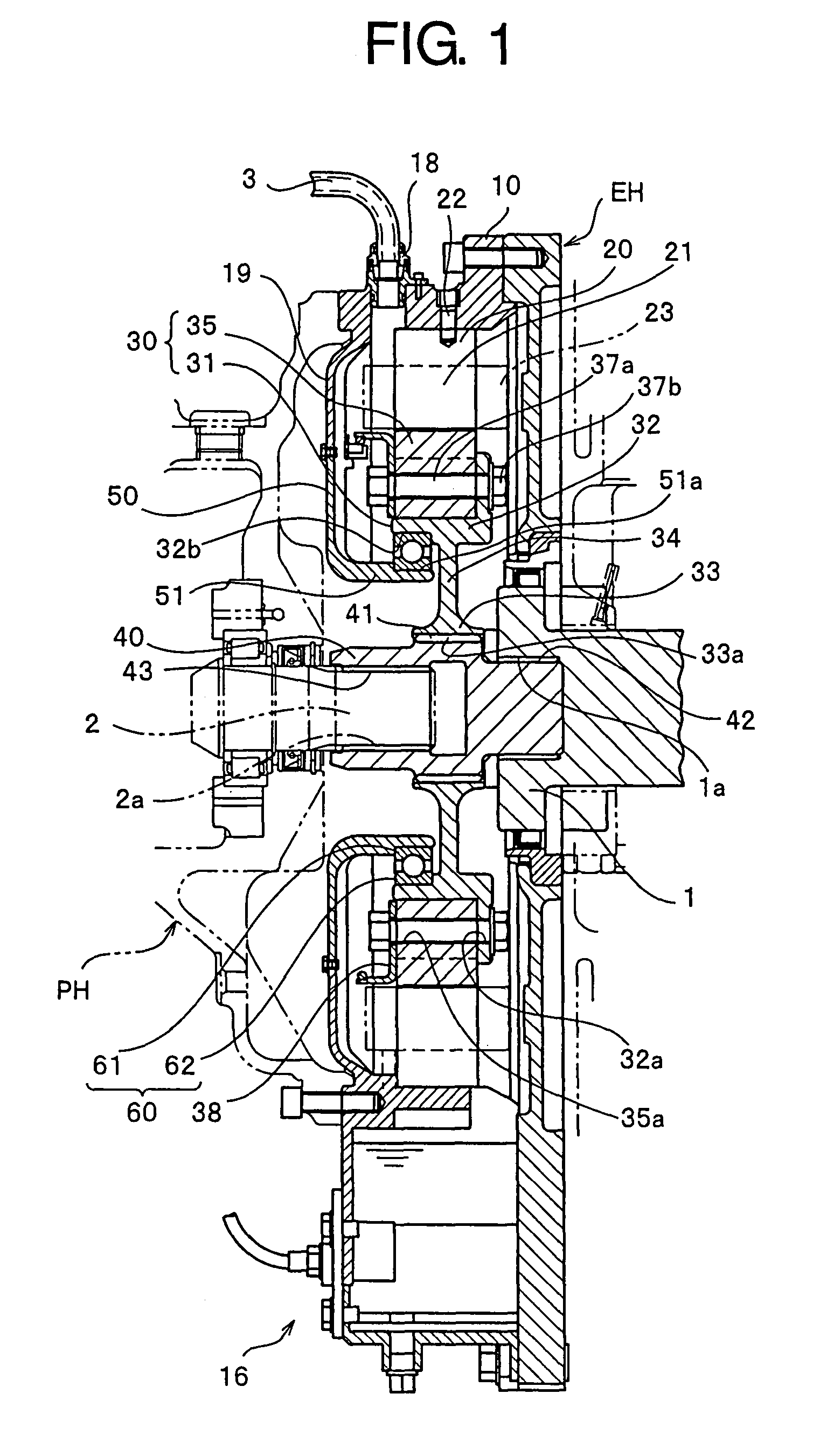 Generator/motor mounted as an auxiliary power unit of an engine