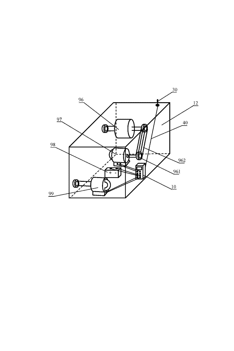 Traction type ocean environment automatic monitoring system driven by wave energy