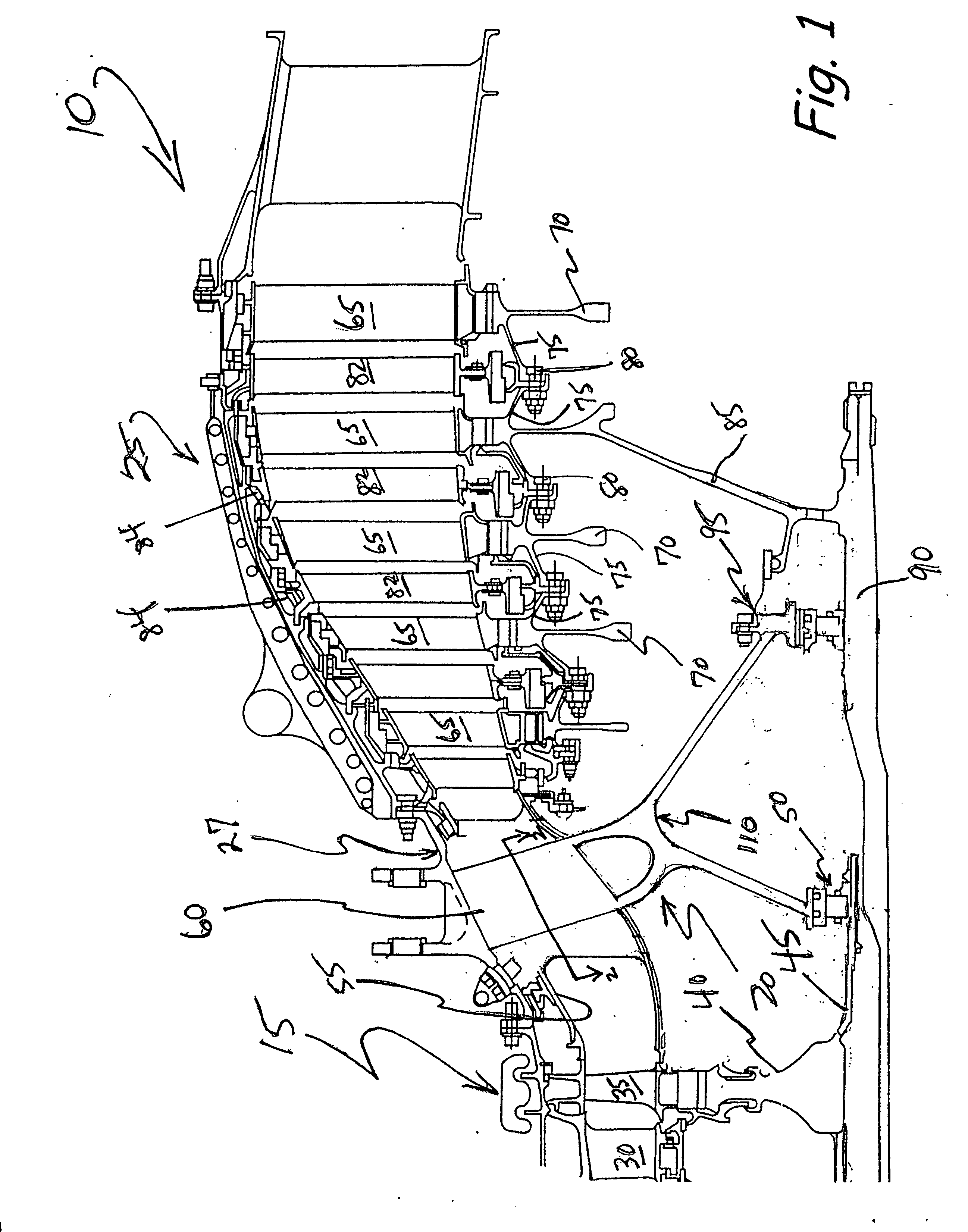 Guide vane for a gas turbine engine