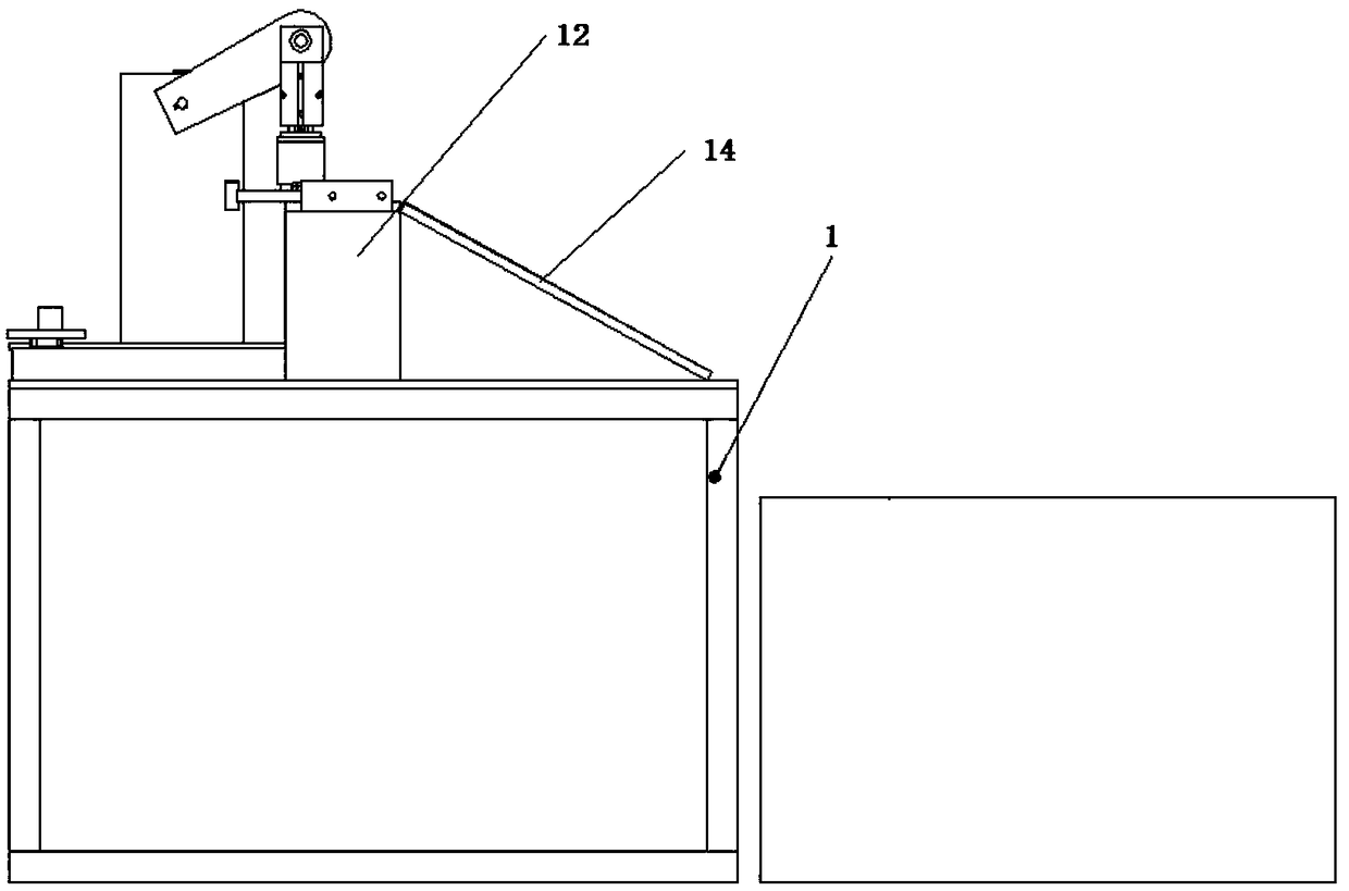 Clamping device and method for clamping materials at different positions