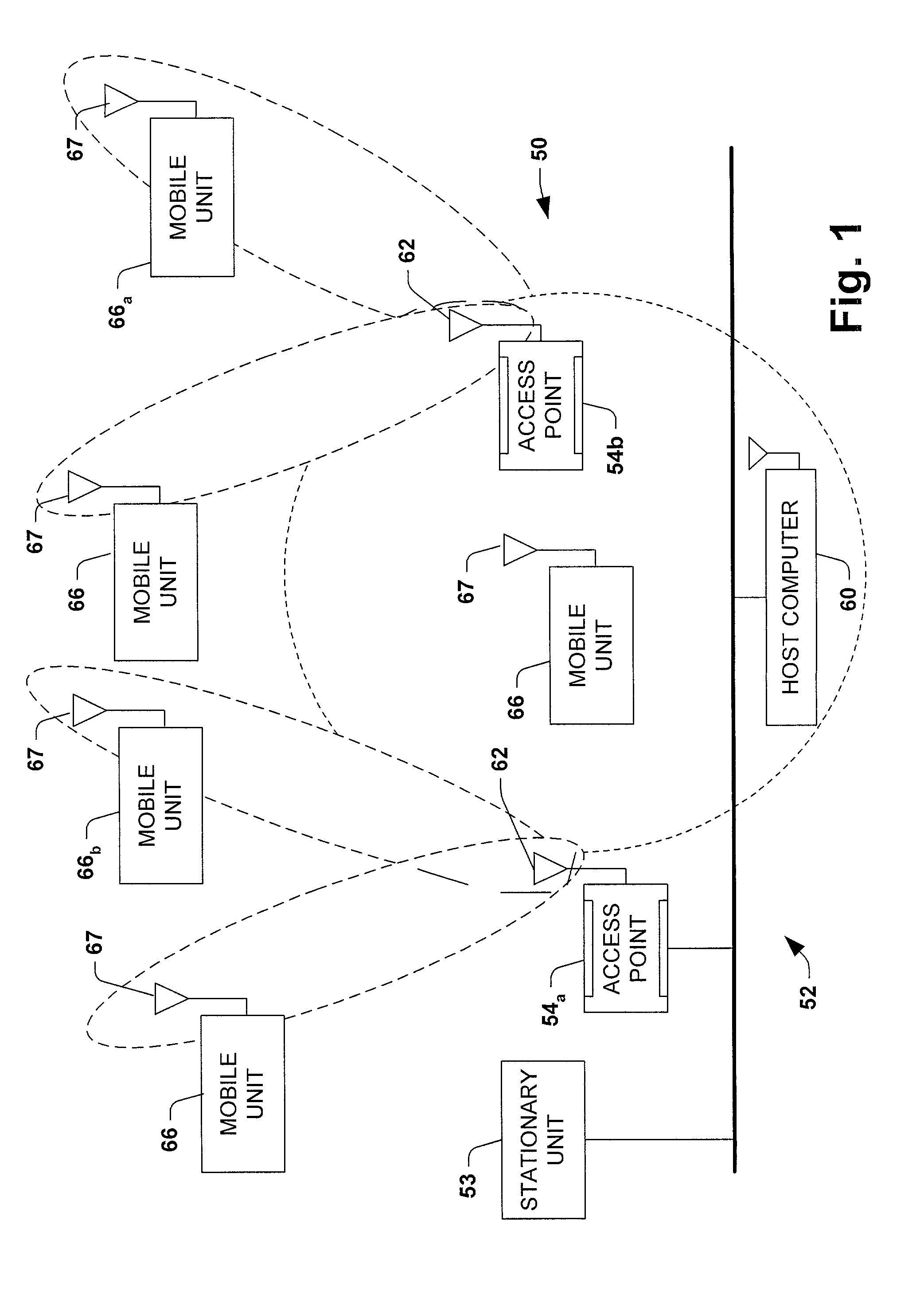 802.11 networks using dynamic power control for RF transmission