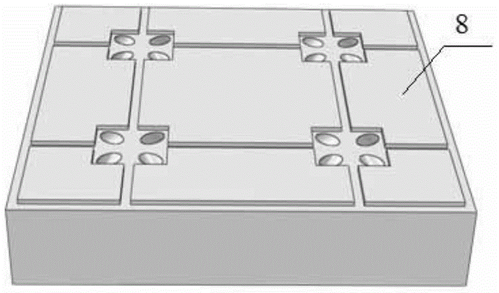 Heat conduction and load bearing integrated light sandwiched panel with lattice structure and preparation method thereof