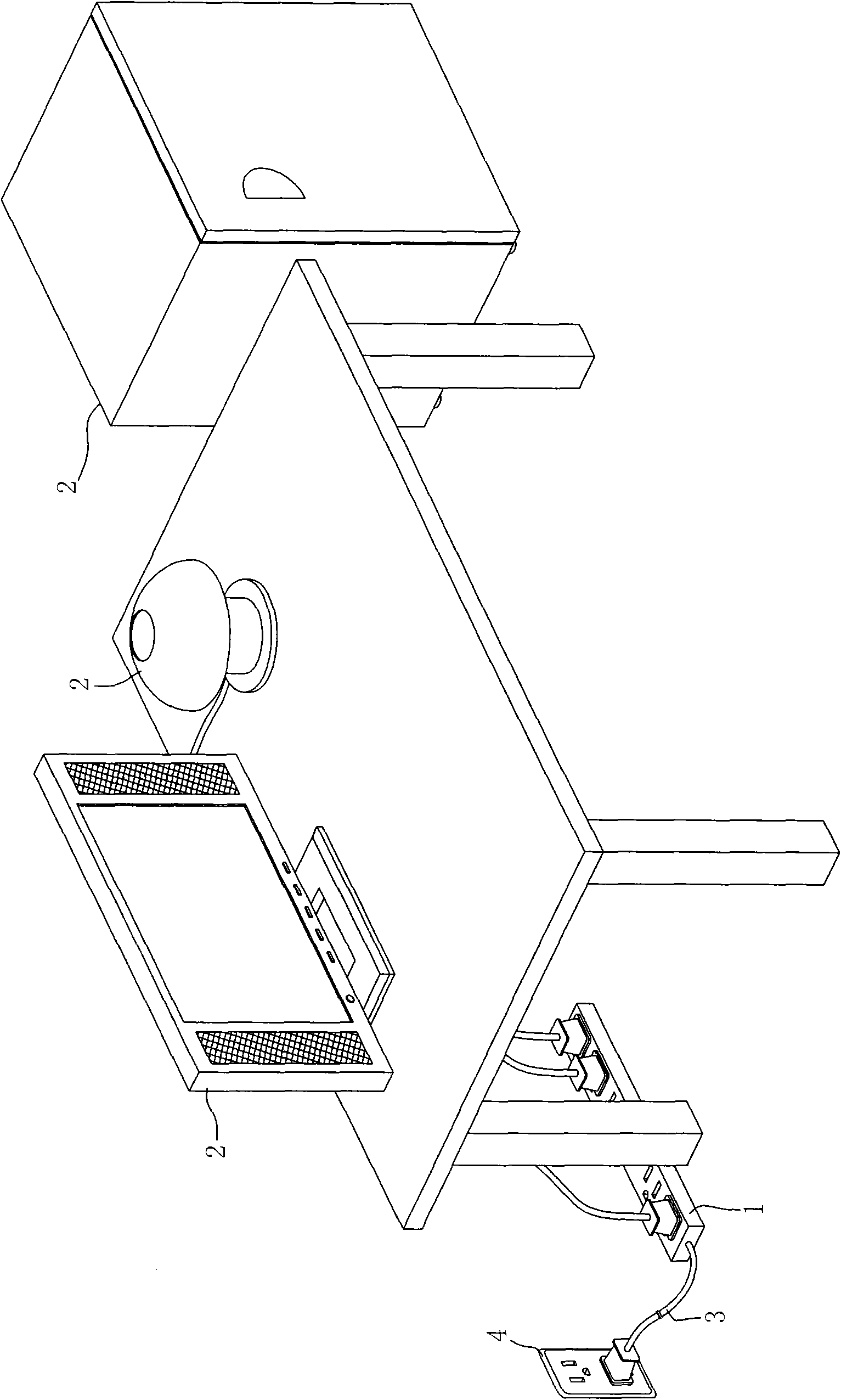 Monitoring socket, monitoring system and control method thereof