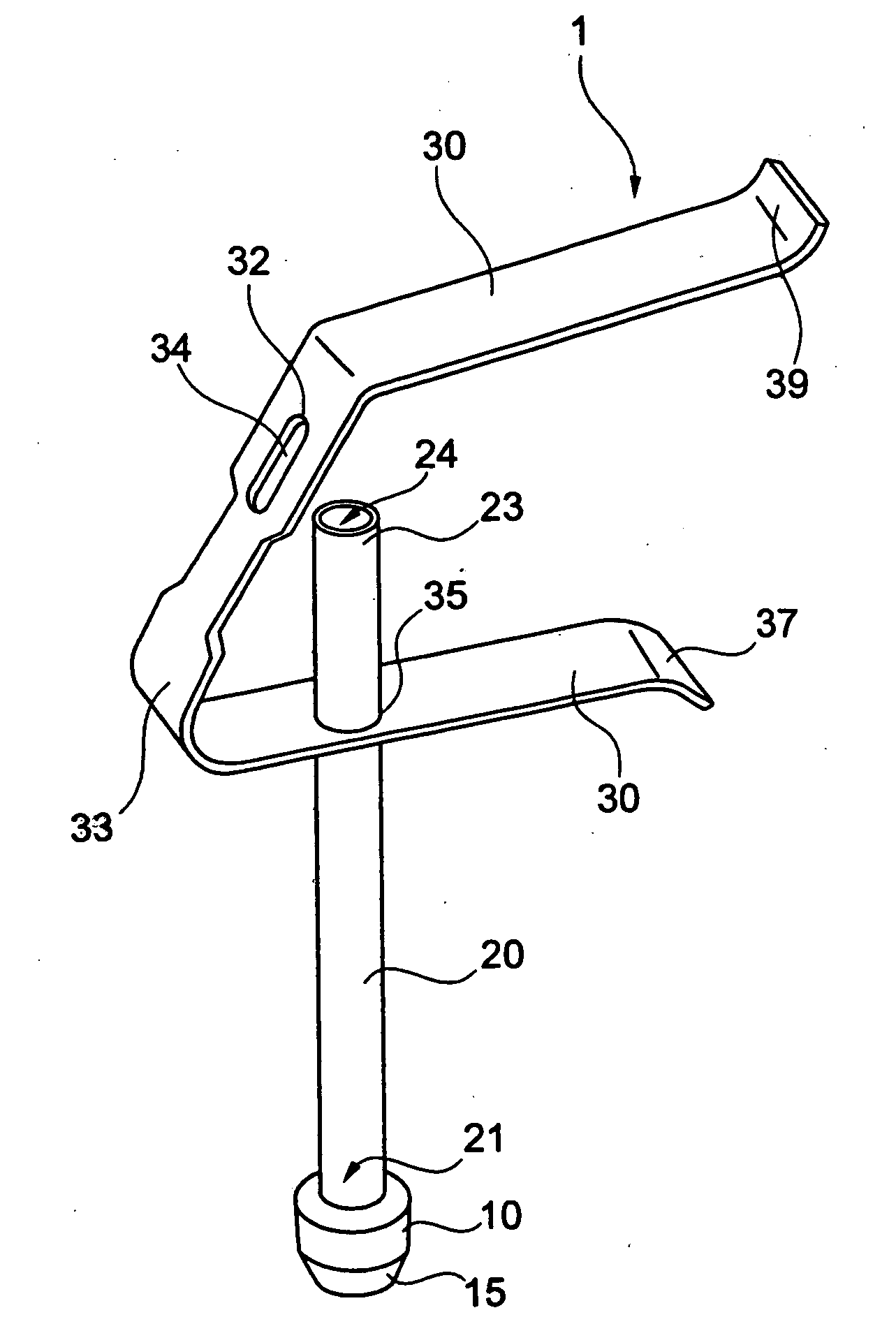 Kirschner wire clamp