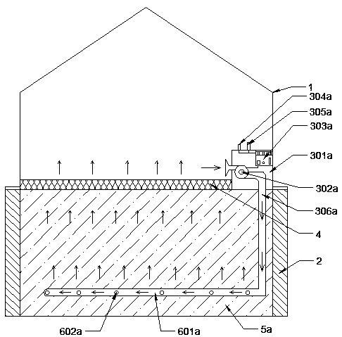 Heat preservation type greenhouse and heat preservation method thereof