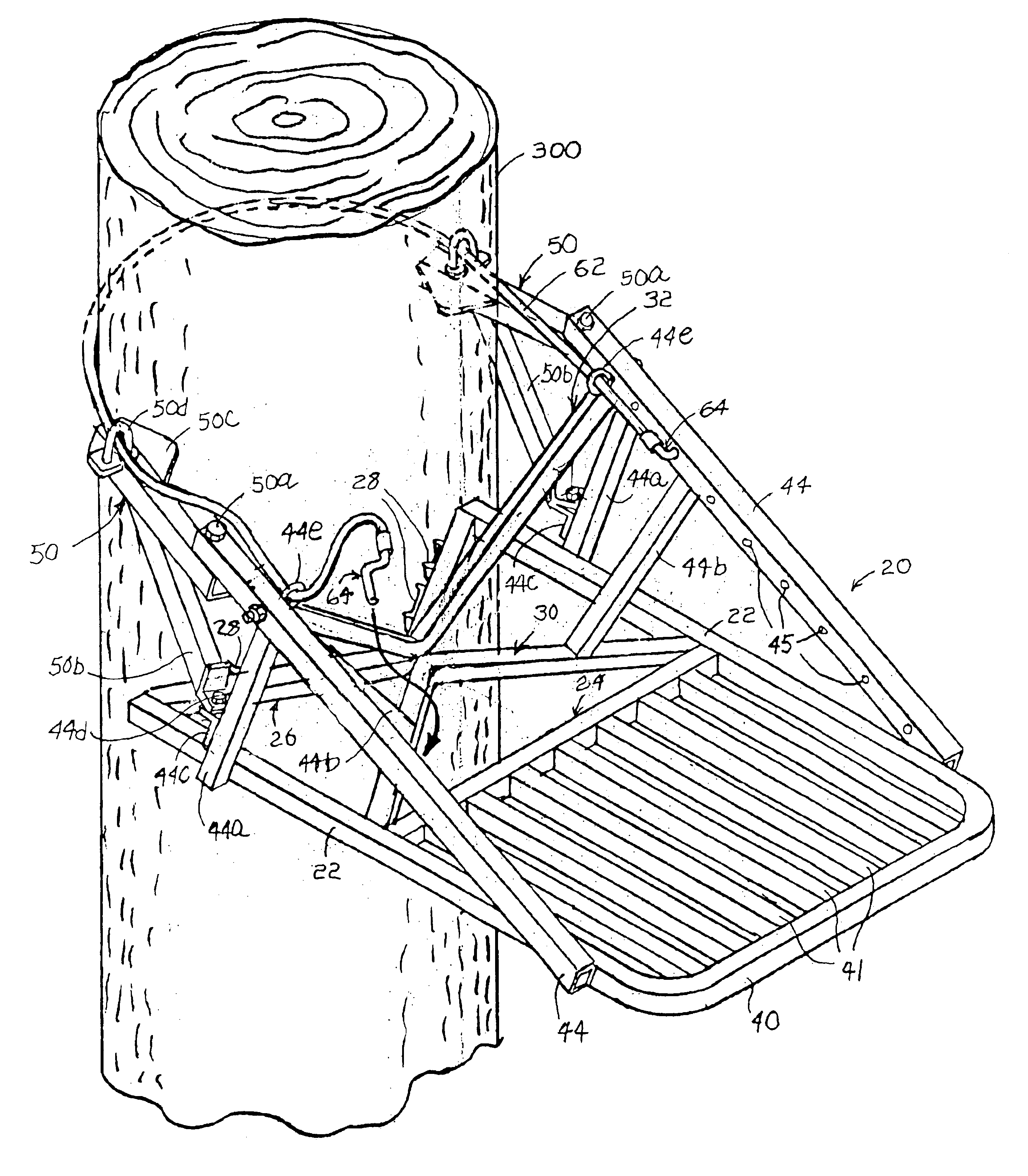 Climbing tree stand