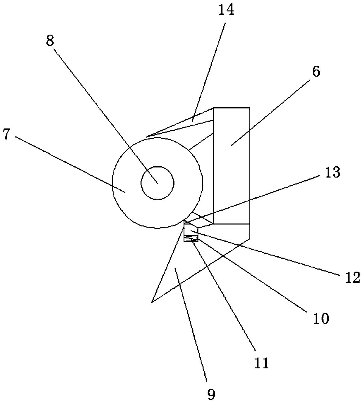 Feed bin controlling discharging