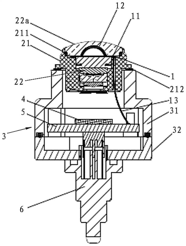 Defogging device and camera module with same