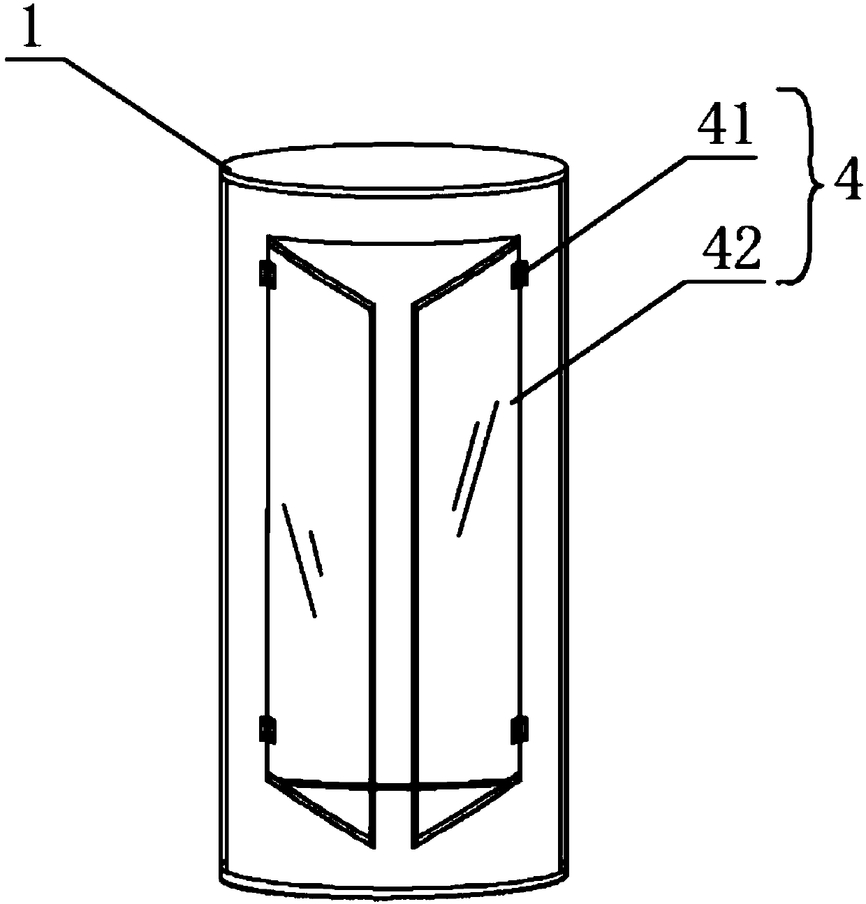 Refrigeration displaying cabinet with rotatable displaying effect