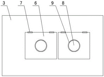 Hidden multi-column type hydraulic lifting garbage transferring box