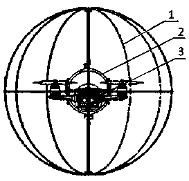 A collision-resistant quadrotor spherical UAV system