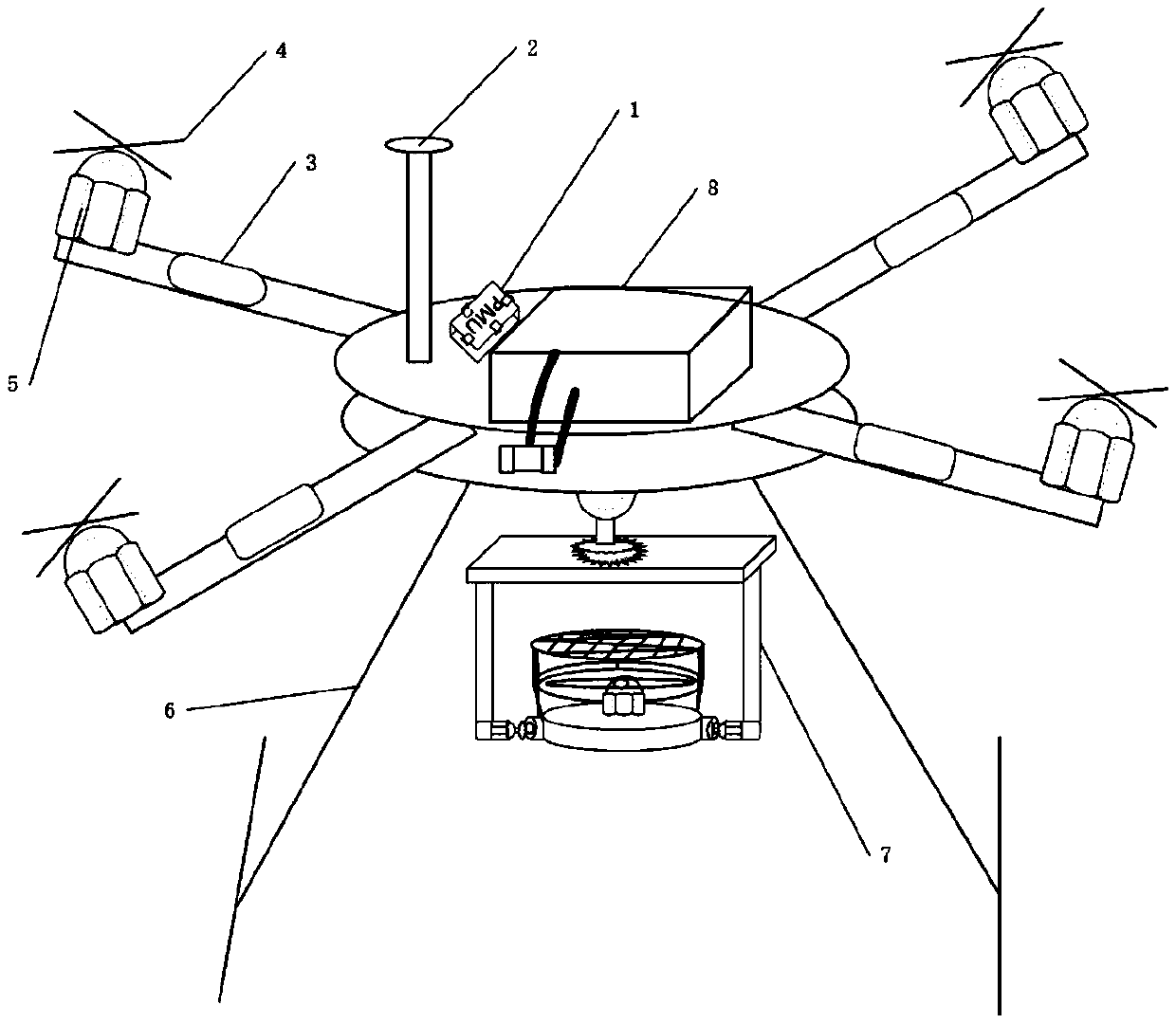 Odd rotor wing unmanned aerial vehicle