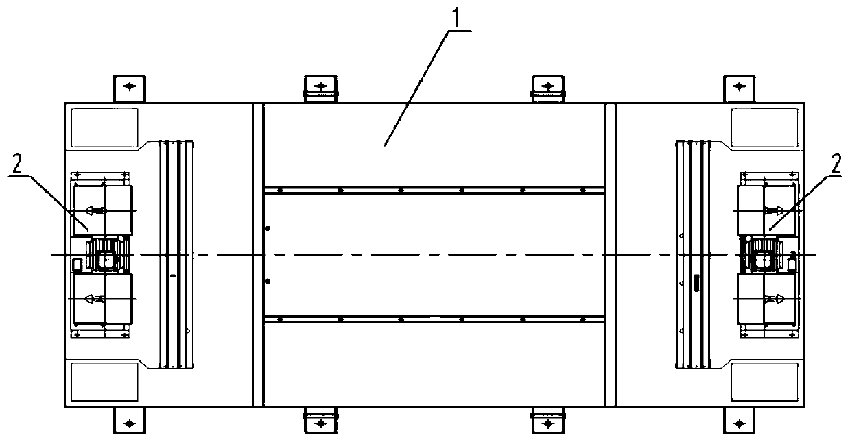 Low-noise and low-static-pressure air-conditioning system of railway vehicle