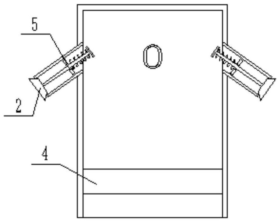 Forced ventilation and heat dissipation device for house