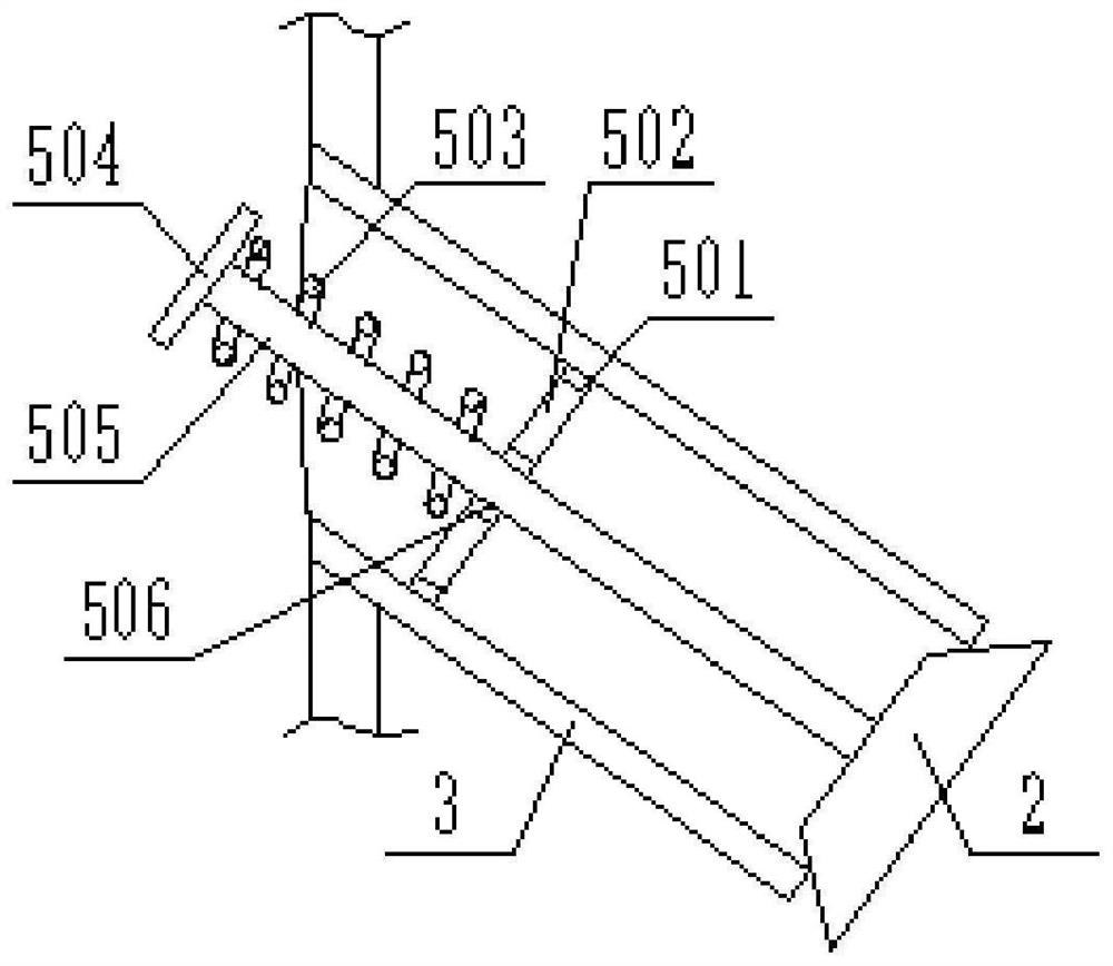 Forced ventilation and heat dissipation device for house