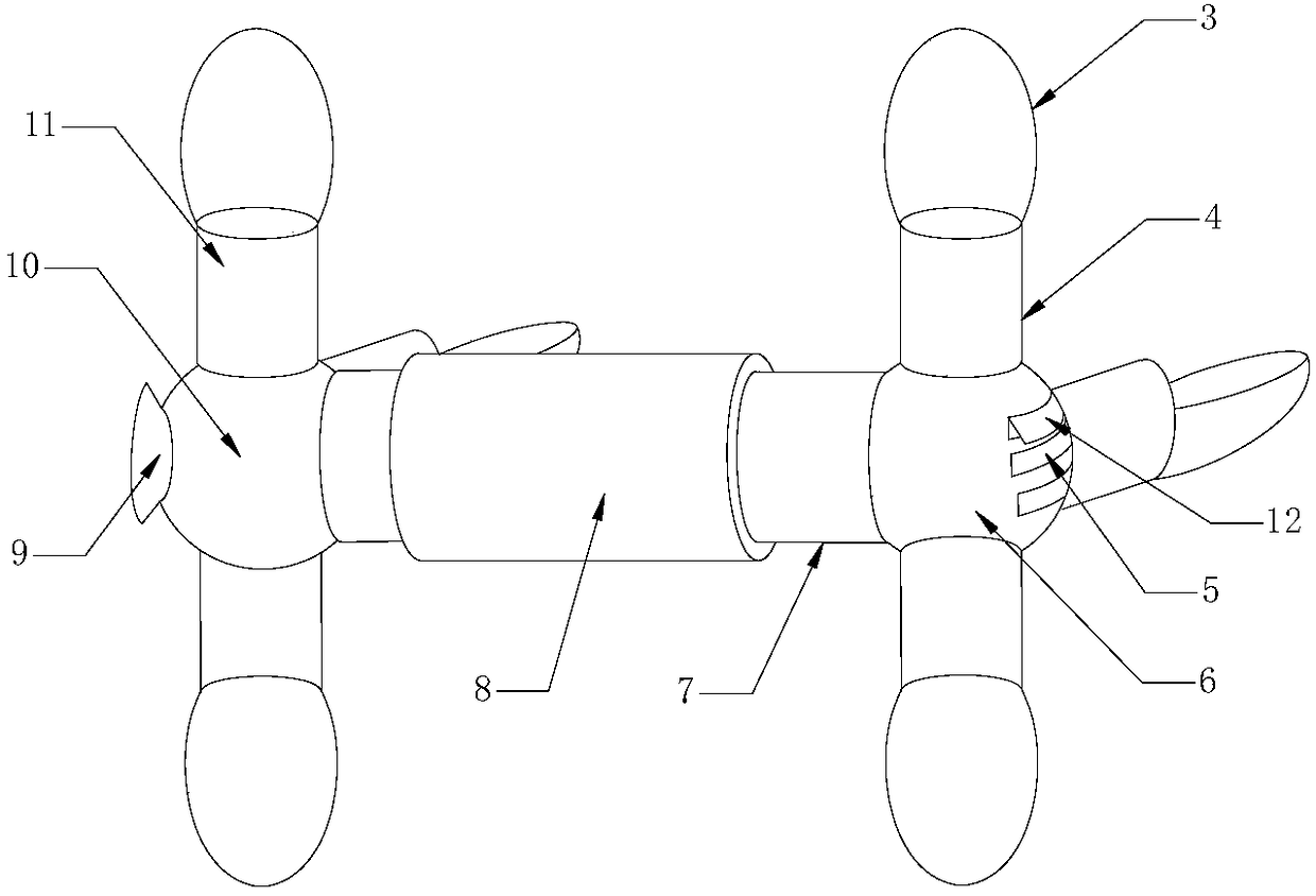 Engine room casing of wind power generator