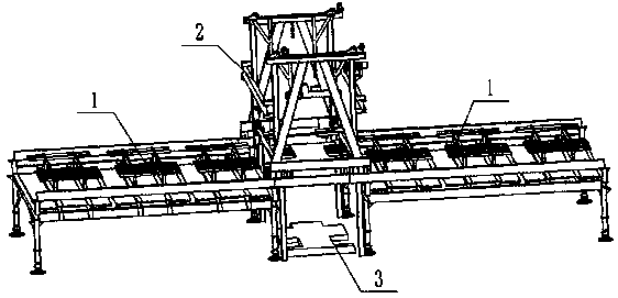 Combined RGV parking robot