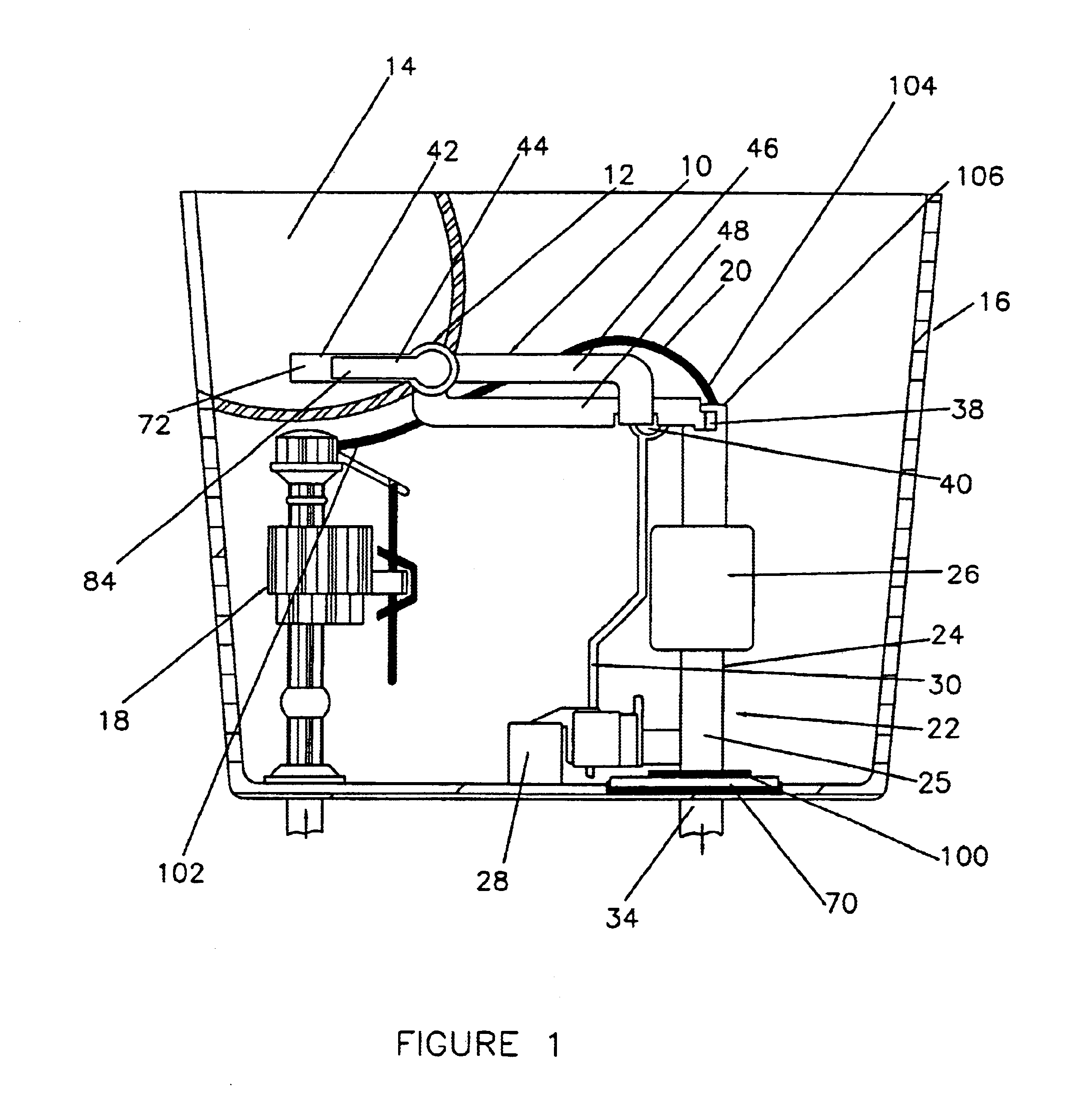 Dual flushing mechanism