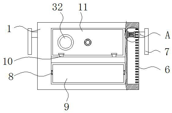 Machine tool equipment fault diagnosis and detection device with alarm reminding function