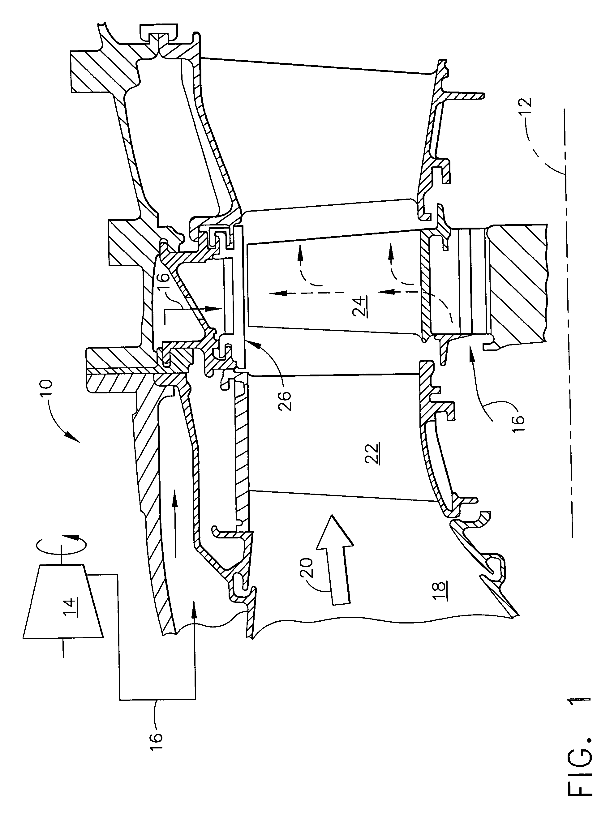 Network cooled coated wall