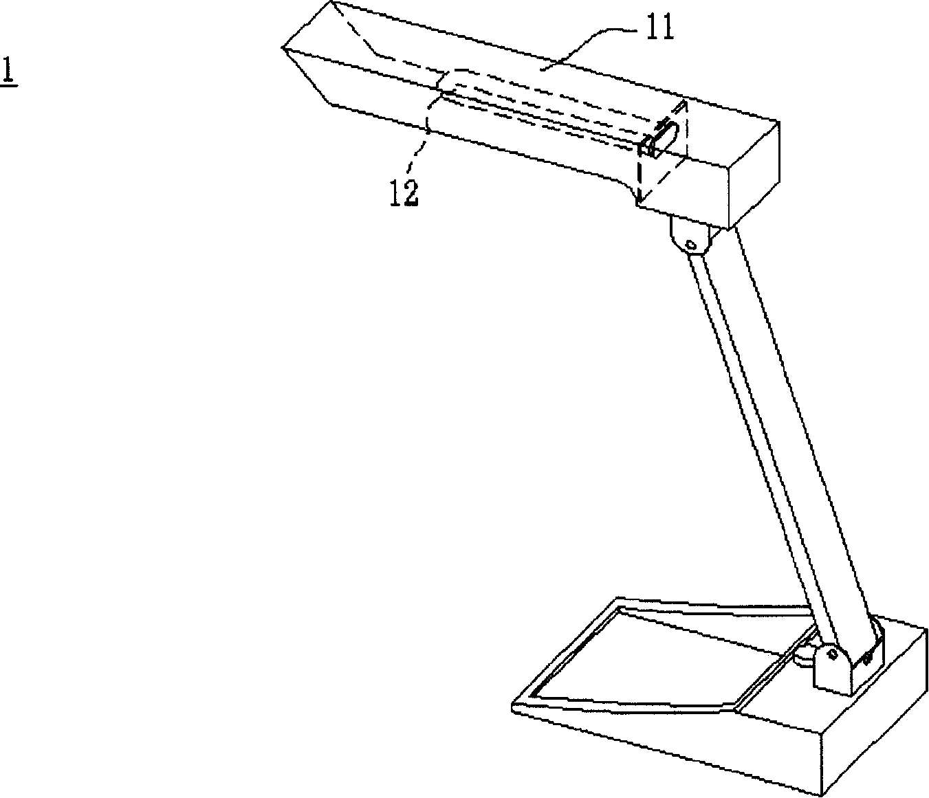 Lighting device and light-gathering plate thereof